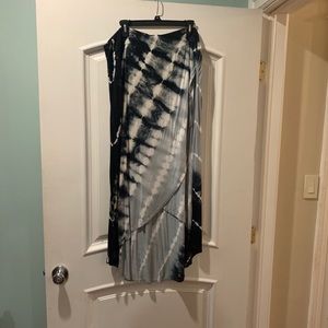 Tie dye maxi skirt size XXL